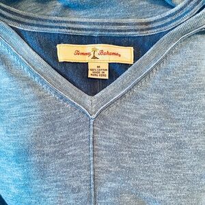Tommy Bahama V-Neck Blue Sweater